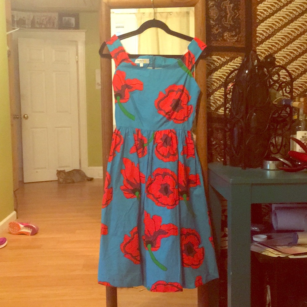 Never Worn Happy Yellow Dress Vintage Style Size S
